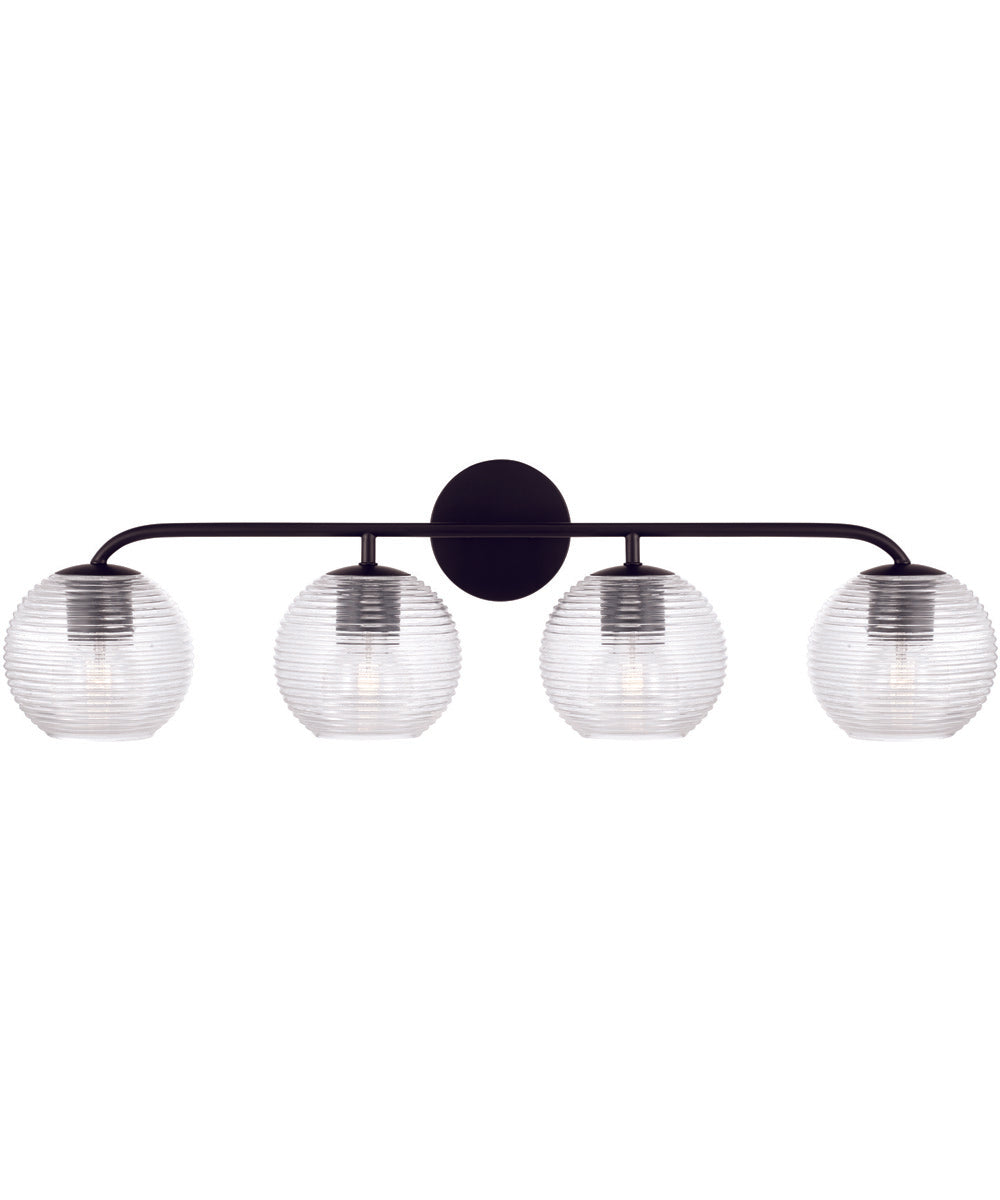 Dolan 4-Light Vanity Matte Black