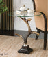 26"H Stag Horn Accent Table