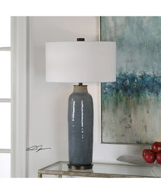Vicente Slate Blue Table Lamp