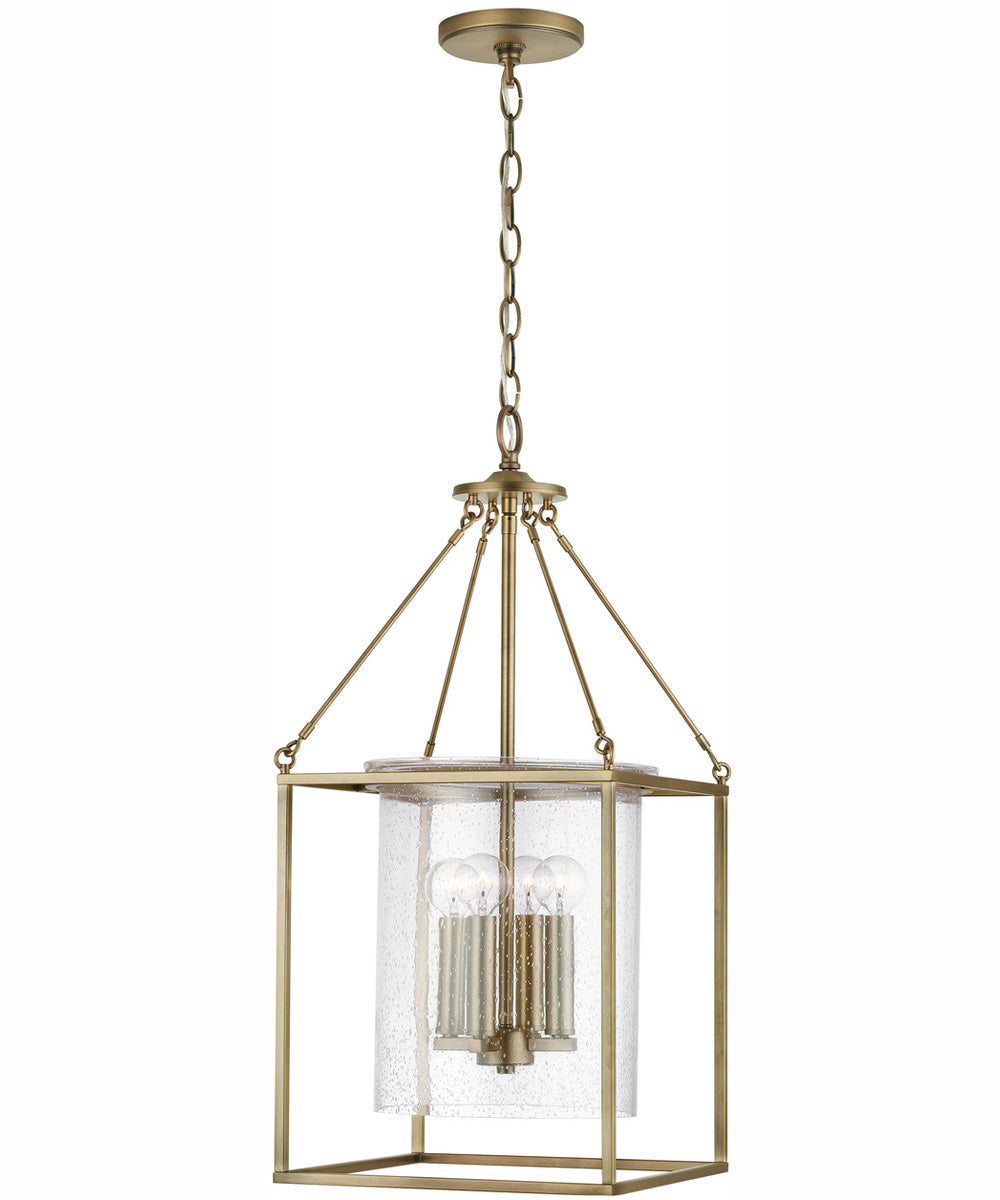 Cooper 4-Light Pendant Aged Brass