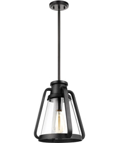 Everett 1-Light Pendant Matte Black
