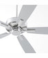 60" Ovation Ceiling Fan Satin Nickel
