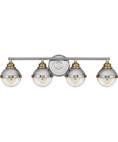 Fletcher 4-Light Four Light Vanity in Polished Nickel