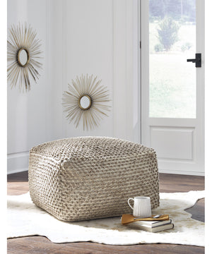 Hedy Pouf Natural/Beige