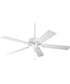 AirPro Energy Star-Rated 52-Inch 5-Blade Traditional Ceiling Fan White