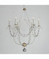 Formosa 6-Light Chandelier Ecru/Venetian Gold