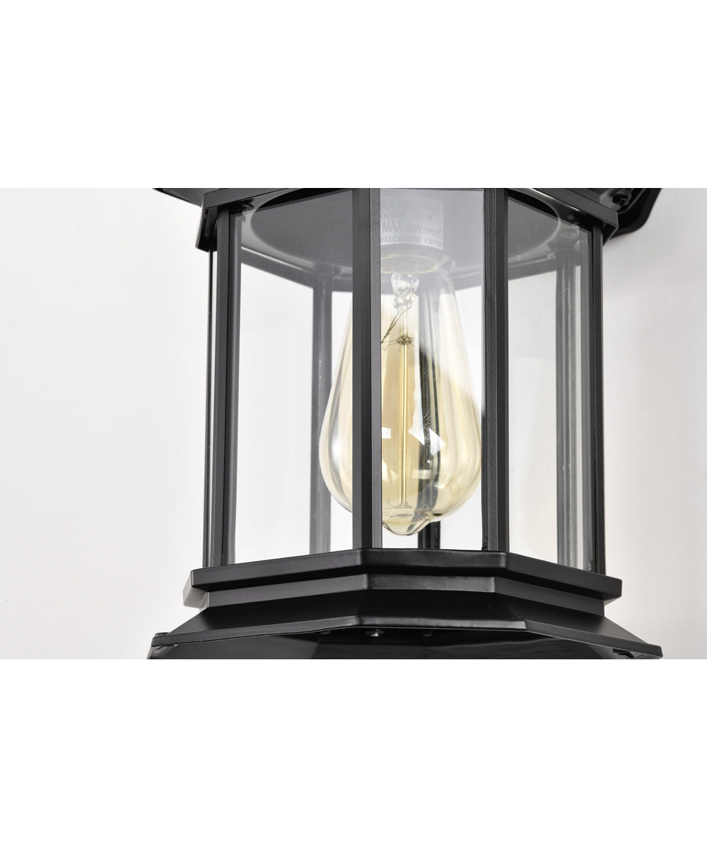 Hopkins 1-Light Outdoor Matte Black