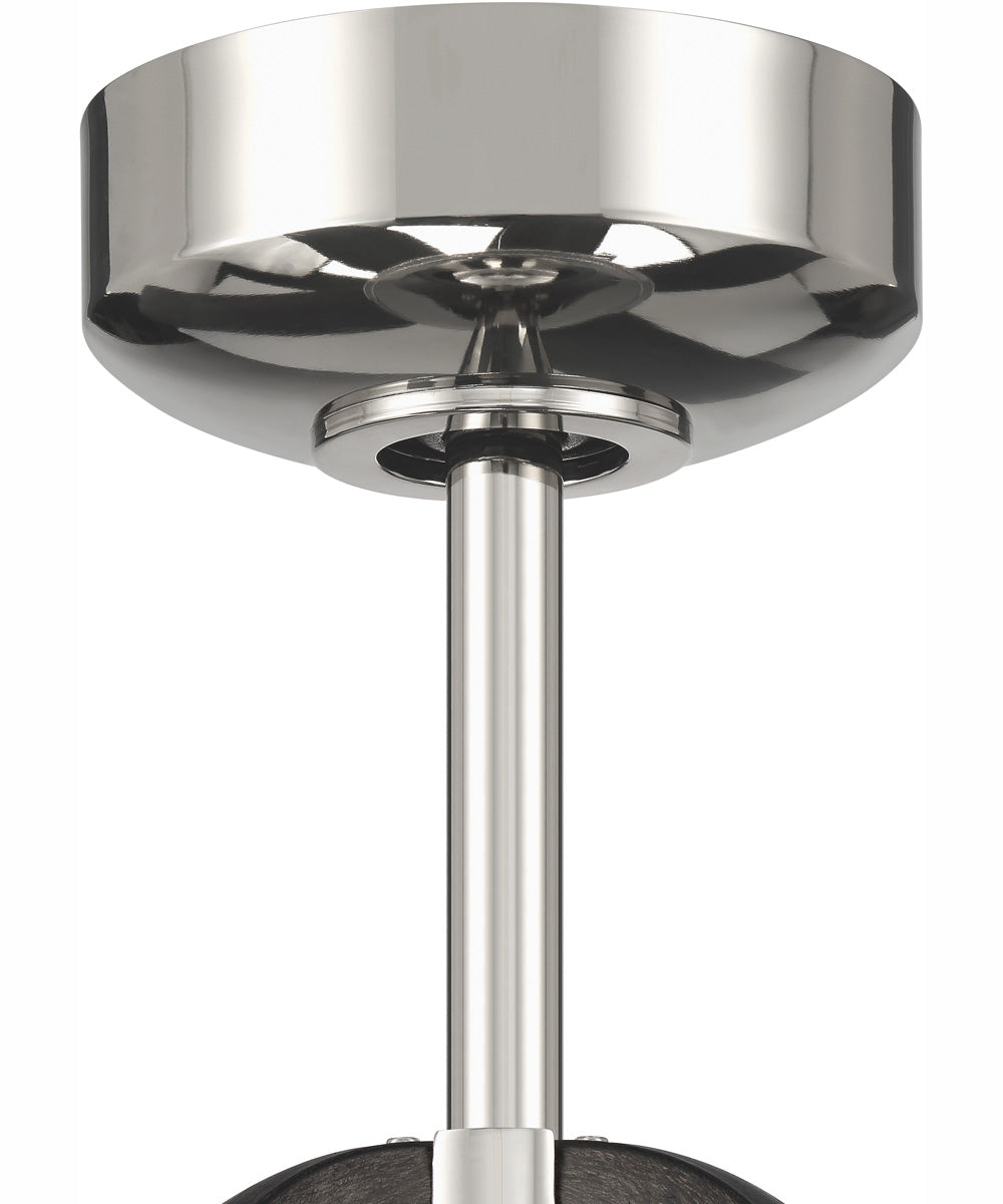 52" Reese 3-Light Ceiling Fan Polished Nickel