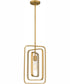 Dupree 1-light Mini Pendant Brushed Weathered Brass