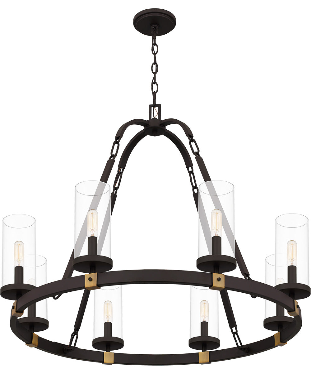 Lisbon 8-light Chandelier Old Bronze