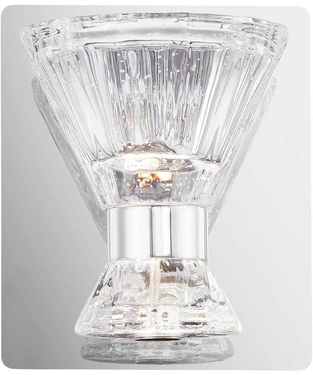 Zuri Small Wall Sconce Polished Chrome