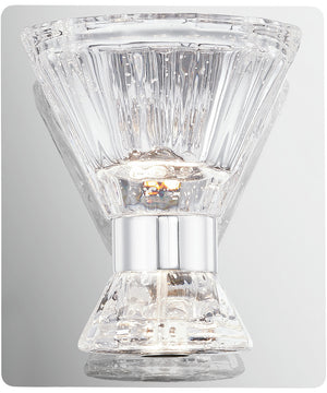 Zuri Small Wall Sconce Polished Chrome