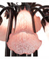 24" Wide Pink Tiffany Pond Lily 12 Light Chandelier