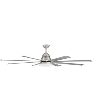 72" Wingtip 1-Light Specialty Ceiling Fan (Blades Included) Brushed Polished Nickel