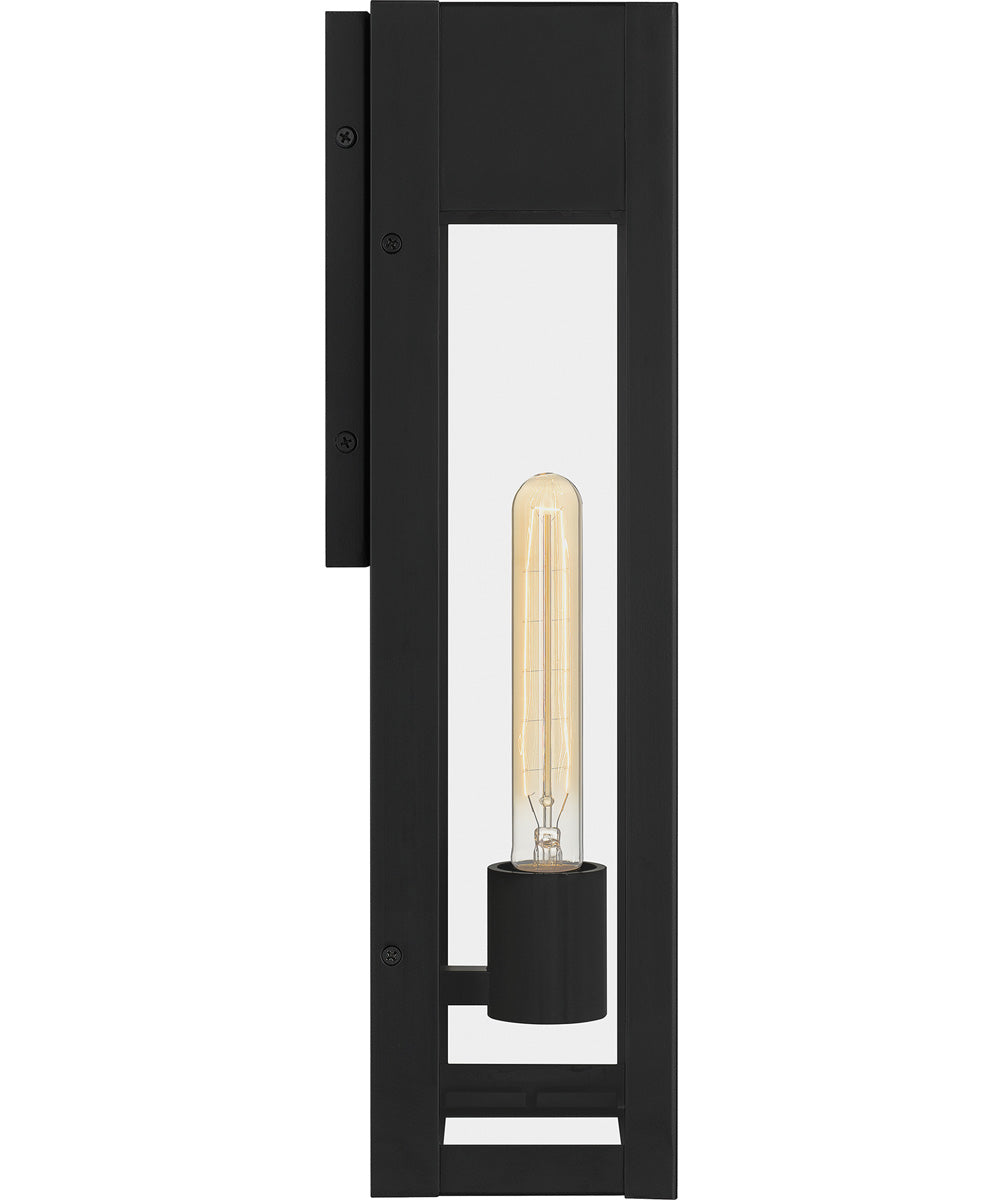 Maren Large 1-light Outdoor Wall Light  Coastal Armour Aluminum Matte Black