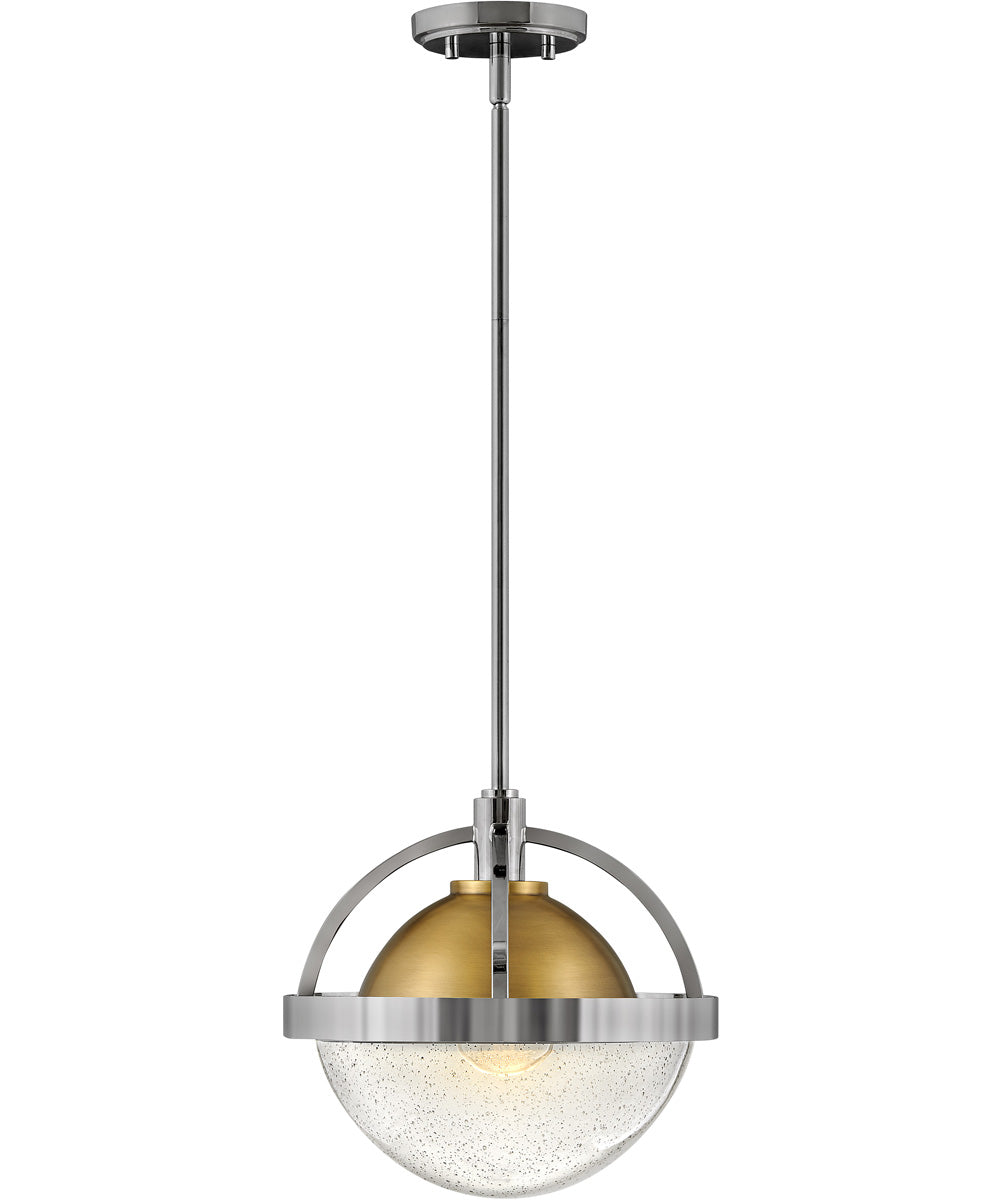 Watson 1-Light Small Pendant in Polished Nickel