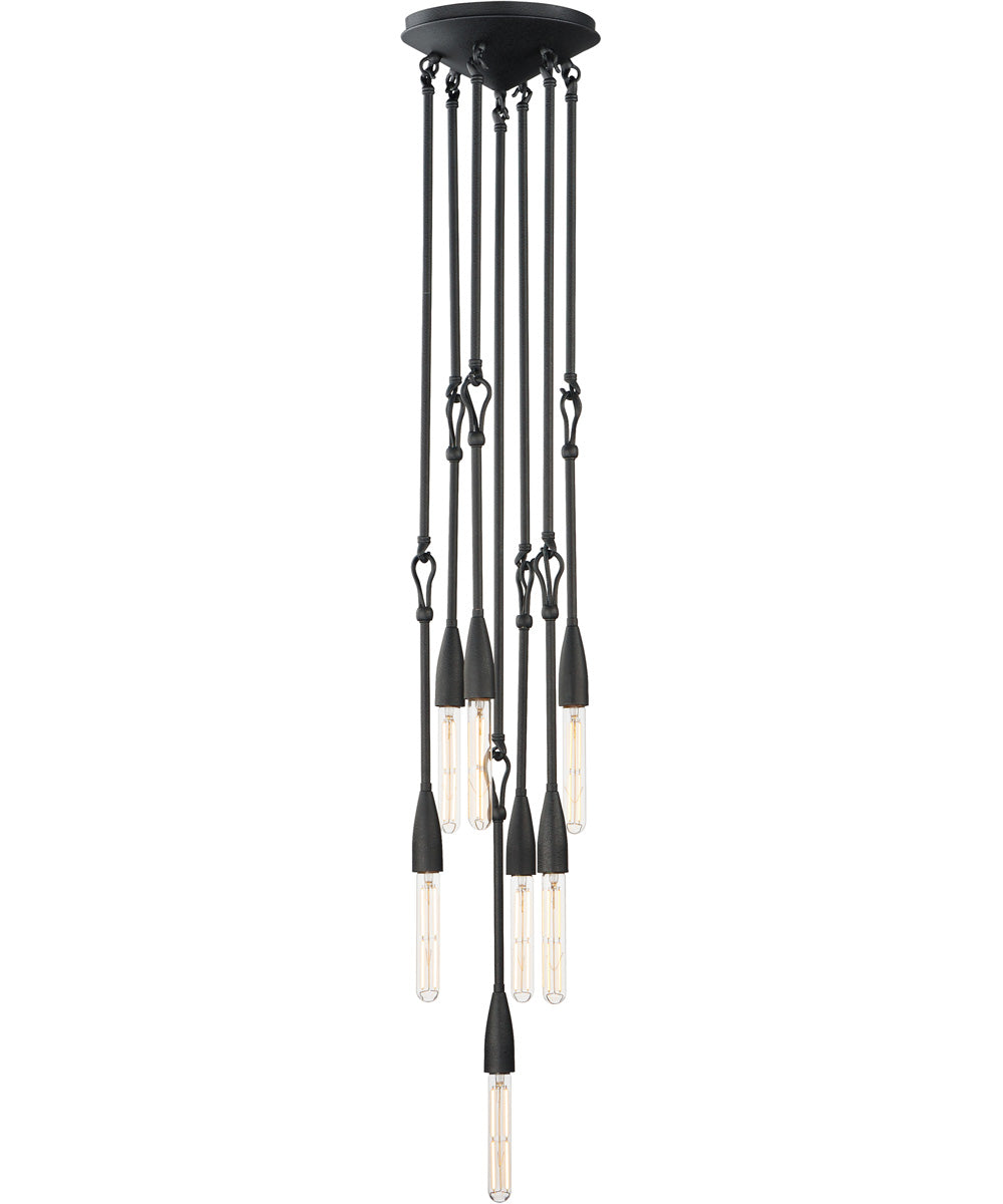 Pioneer 7-Light Pendant Anthracite