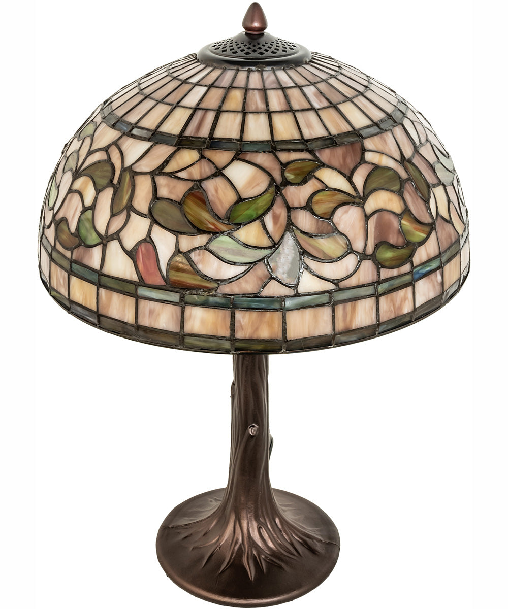 23" High Tiffany Turning Leaf Table Lamp
