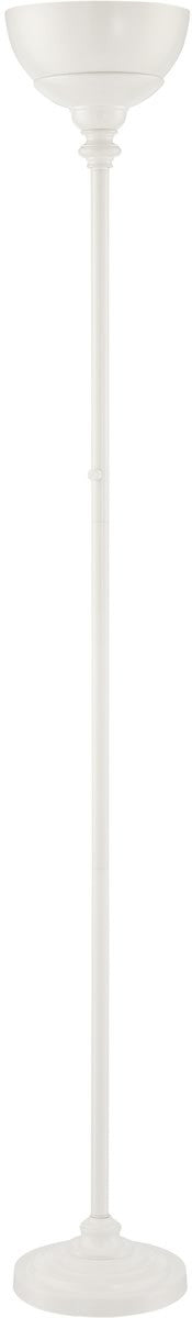 71"H Dallon 1-light LED Torch Lamp White