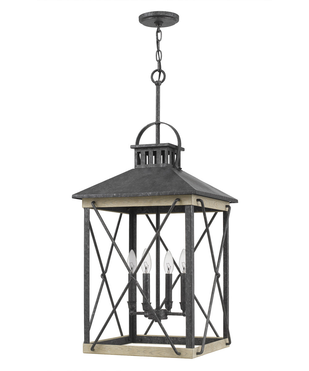 Brennan 4-light Pendant Old Black Finish