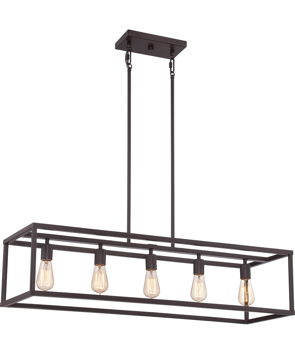 New Harbor 5-light Island Light Western Bronze