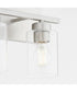 Carter 2-light Bath Vanity Light Satin Nickel