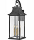 Adair 4-Light Extra Large Wall Mount Lantern in Aged Zinc