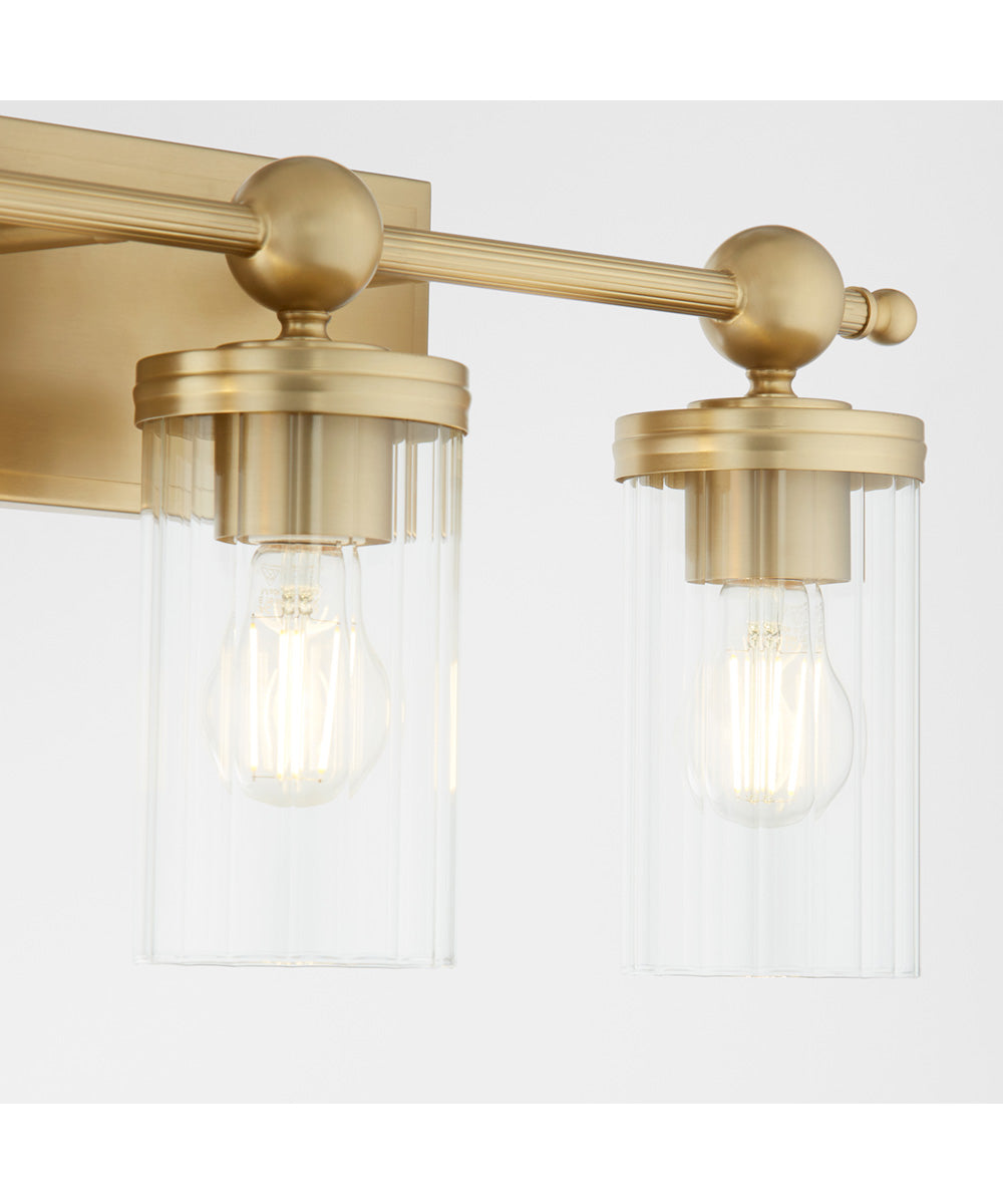 Tamara Day's Lee Boulevard 3-light Bath Vanity Light Aged Brass