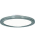9"W 1-Light LED Close-to-Ceiling Polished Nickel