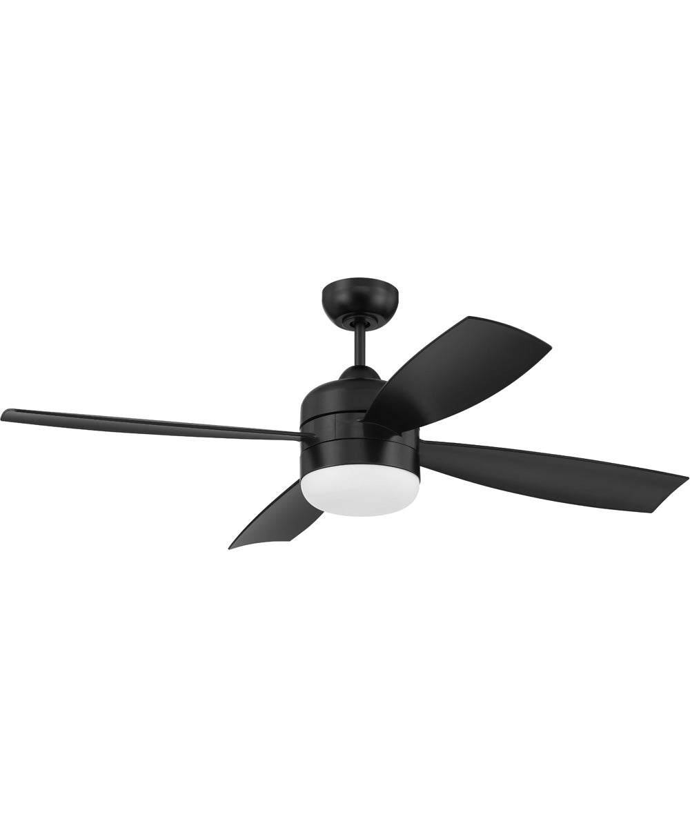 52" Sebastion 2-Light Indoor/Outdoor Ceiling Fan Flat Black