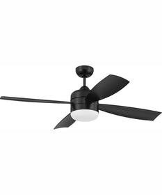 52" Sebastion 2-Light Indoor/Outdoor Ceiling Fan Flat Black