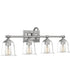 Nicholas Extra Large 4-light Bath Light Brushed Nickel