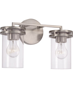 Fuller 2-Light Vanity Brushed Nickel