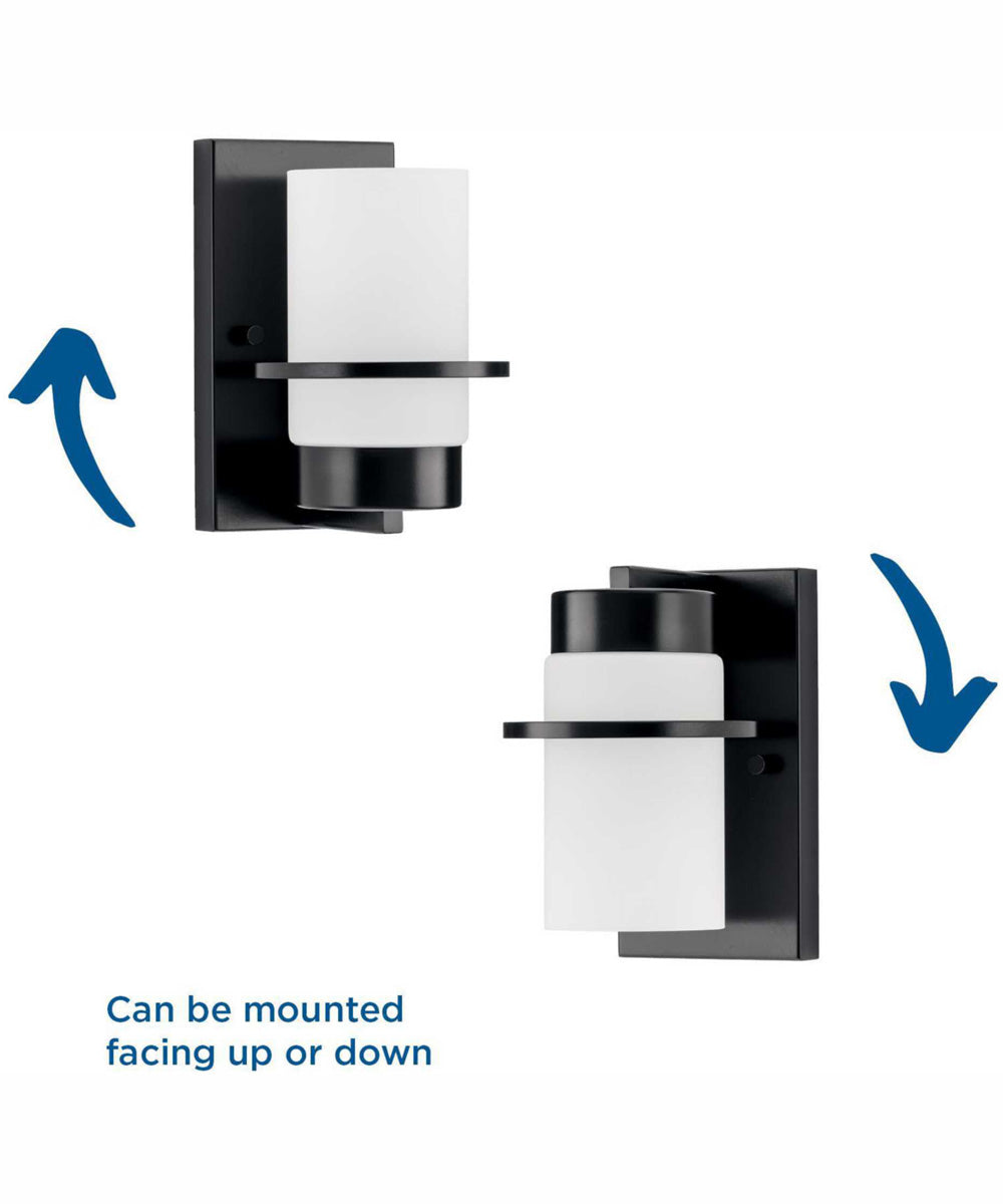 Reiss 1-Light Modern Farmhouse Vanity Light Matte Black