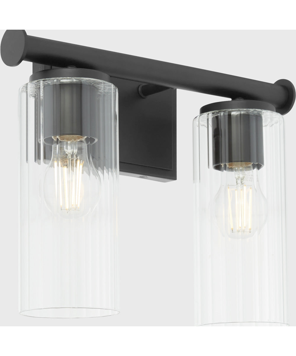 Tamara Day's Mercier 2-light Bath Vanity Light Matte Black