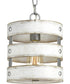 Gulliver 1-Light Coastal Pendant Light Galvanized Finish