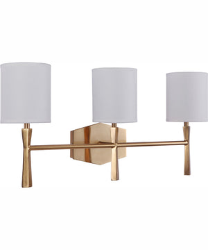 Chatham 3-Light Vanity Satin Brass