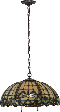 20"W Dragonfly Trellis Pendant