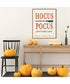 Framed Hocus Pocus Halloween Color by Anne Tavoletti Canvas Wall Art Print (23  W x 28  H), Sylvie Maple Frame