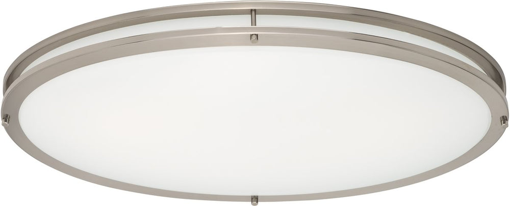 18"W Linear LED Flush Mount Satin Nickel