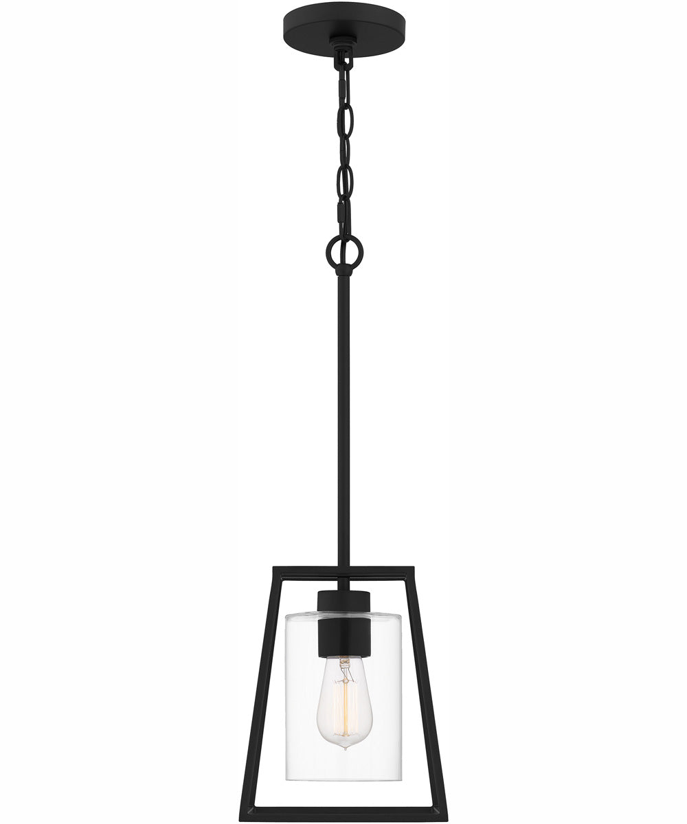 Prescott Small 1-light Mini Pendant Matte Black