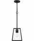 Prescott Small 1-light Mini Pendant Matte Black
