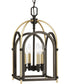 Westfall 4-Light Small Foyer Pendant Antique Bronze