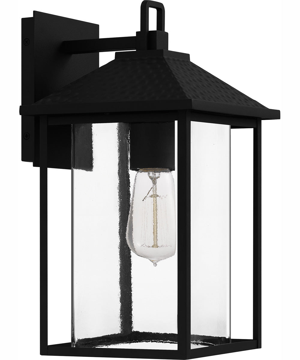 Fletcher Medium 1-light Outdoor Wall Light  Coastal Armour Aluminum Earth Black