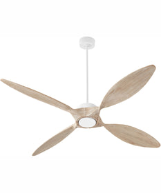 66" Papillon Ceiling Fan Studio White