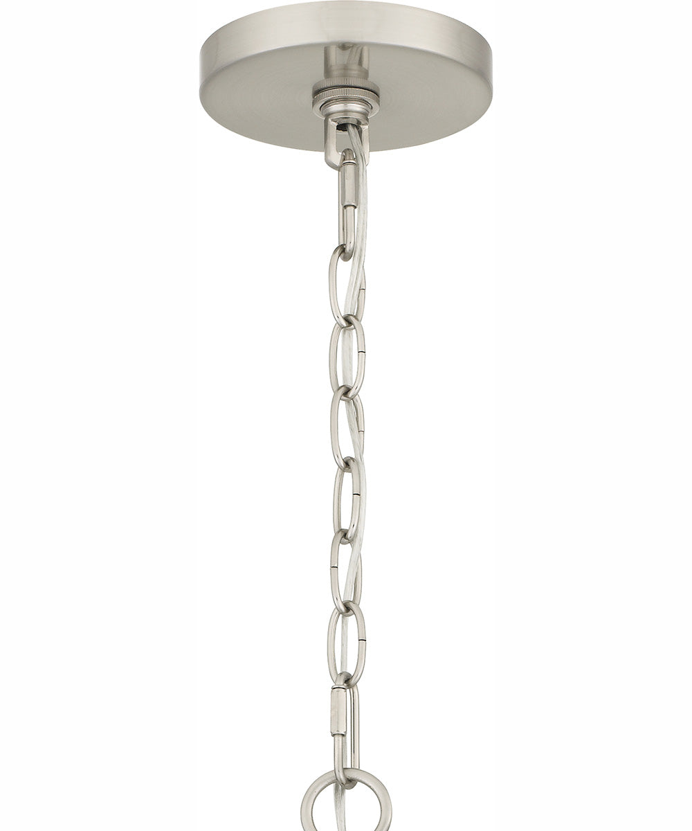 Brigitta 8-light Chandelier Brushed Nickel