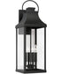 Bradford 4-Light Outdoor Wall-Lantern Rain or Shine - Black