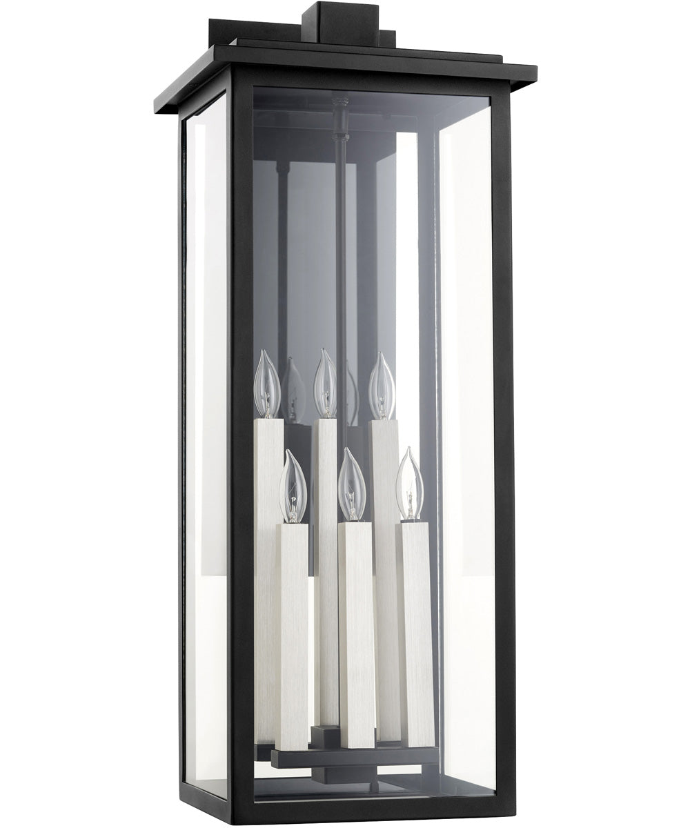 Westerly 6-light Outdoor Wall Lantern Noir