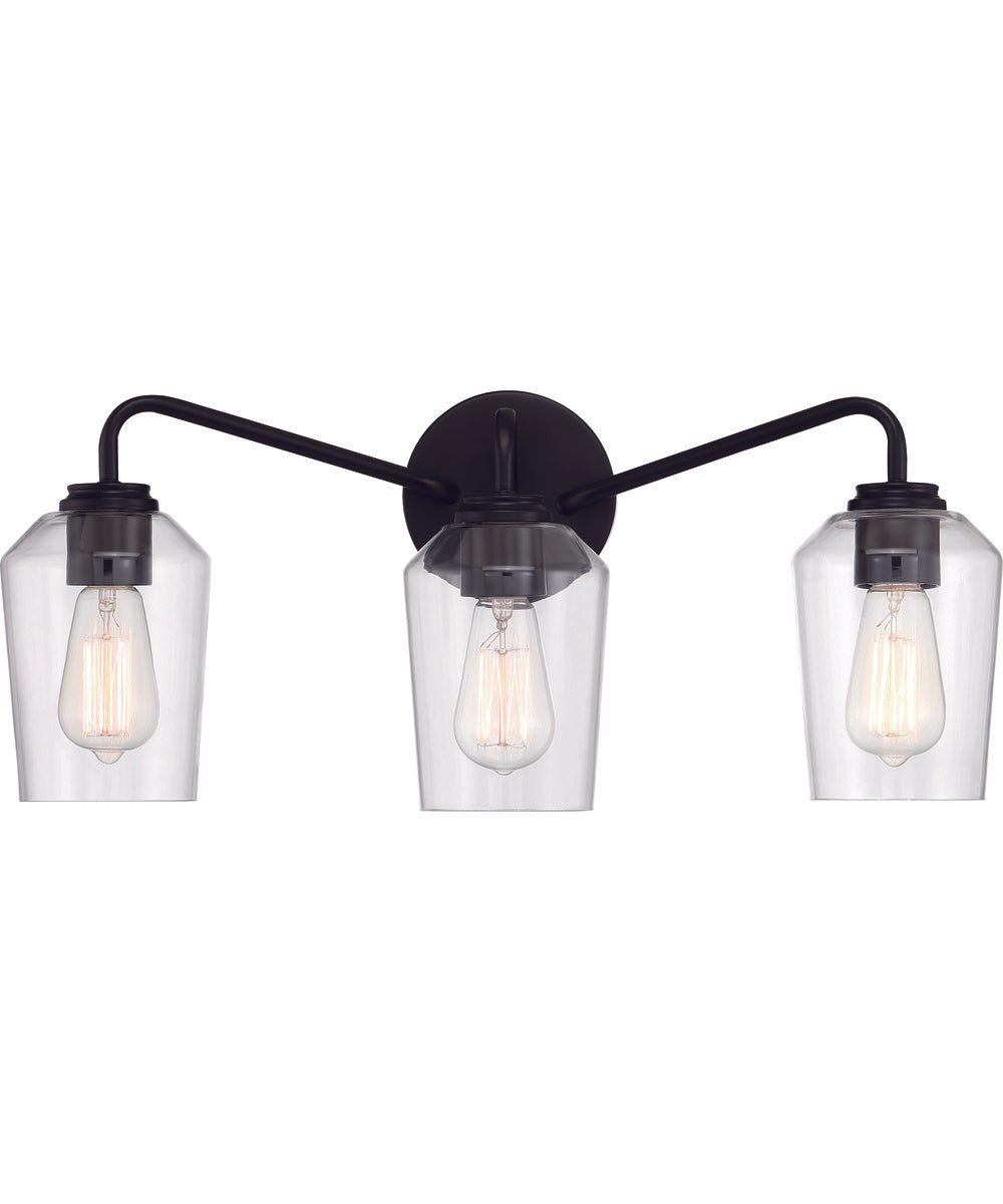 Shayna 3-Light Vanity Flat Black