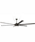 Prost 114" 1-Light Indoor/Outdoor Ceiling Fan Espresso